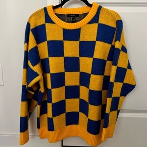 Checkered sweater